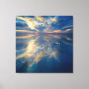 Search for white and blue canvas prints Water
