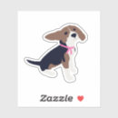 Search for white puppy stickers Beagle