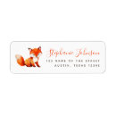 Search for cute return address labels Red