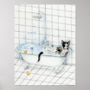 Search for cat bath art Bathroom