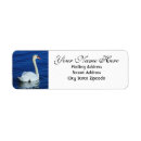 Search for swan bird return address labels Wildlife