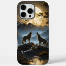 Search for wolves iphone cases Moon
