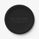Search for funeral paper plates Black