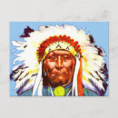 Search for native american postcards Western
