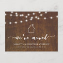 Search for weve moved postcards Rustic
