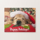 Search for golden retriever christmas puzzles Cute