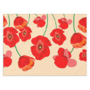 Search for red poppy tablecloths Vintage