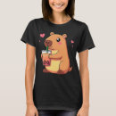 Search for boba womens tshirts Capybara