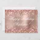 Search for rose gold birthday cards Girly