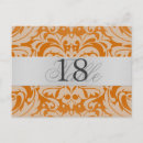 Search for orange damask postcards Fall