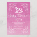 Search for horse baby girl shower invitations Vintage