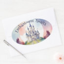 Search for fantasy oval stickers Fairy tale