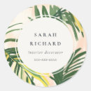 Search for tropical island stickers Modern elegant