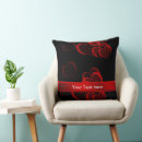 Search for black heart cushions Red