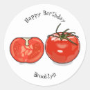 Search for cartoon tomato stickers Fruit