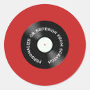 Search for vinyl paper stickers Retro vinyl record