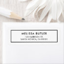 Search for plain white return address labels Minimalist