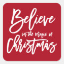Search for believe in magic stickers Xmas