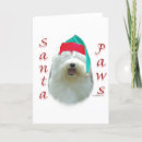 Search for old english sheepdog christmas cards Dogs