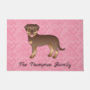 Search for rottweiler doormats Pink