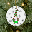 Search for gnome ceramic christmas tree decorations Snowflakes