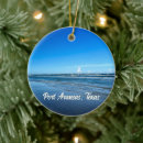 Search for coast christmas tree decorations Blue sky