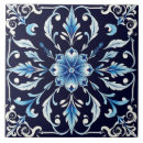 Search for cobalt blue tiles Damask