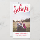 Search for believe christmas cards Script