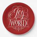 Search for elegant christmas plates Red