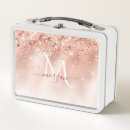 Search for glitter lunch boxes Rose gold