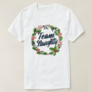 Search for team naughty tshirts Santa