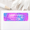Search for neon blue return address labels Pink