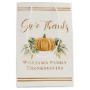 Search for pumpkin gift bags Give thanks