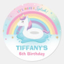 Search for birthday pool party stickers Cute