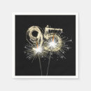 Search for 95th birthday napkins Black