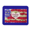 Search for military magnets Red white and blue