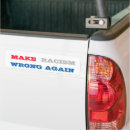 Search for racist bumper stickers Not my president