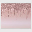 Search for pink glitter wrapping paper Glittery
