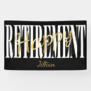 Search for retirement party banners Gold