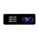 Search for neon blue return address labels Purple