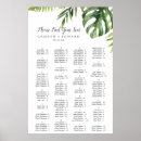 Search for palm leaves wedding seating charts Bride