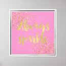 Search for sparkle canvas prints Glitter
