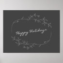 Search for black holiday posters Minimalist