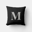 Search for black and grey cushions Initials