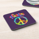 Search for peace sign coasters Retro