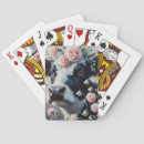 Search for cow playing cards Black