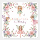 Search for birthday magic stickers Enchanted forest
