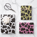 Search for cowhide wrapping paper Black
