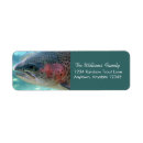 Search for trout return address labels Fisherman