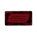 Search for gothic wedding return address labels Grunge